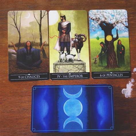 Tarot set with silver witchcraft symbols